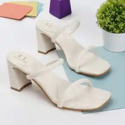 Women Open-Toe Chunky-Heeled Sandals-image-3