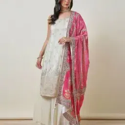 Women Embroidered Straight Kurta Set-image-33