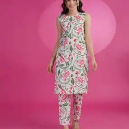 Women Floral Print 2-Piece Co-Ord Set-35