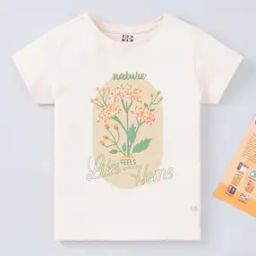 Girls Sustainable Flower Print T-Shirt-image-57