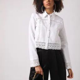 Shirt with Lace Detail-image-14