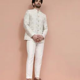kisah Men Ethnic Motifs Woven Design Jodhpuri Bandhgala-picture-25