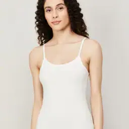 Round-Neck Camisole with Adjustable Straps-picture-1
