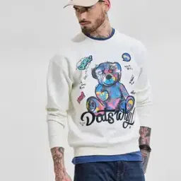 snitch Men Graphic Relaxed Fit Sweatshirt-picture-16