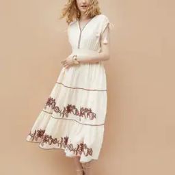 Women Midi Tiered Dress-image-6