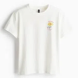 h&m Women Regular Fit Round Neck T-shirt-picture-49
