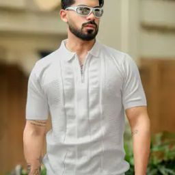 Men Slim Fit Polo T-Shirt-image-84