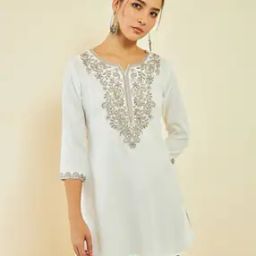 Floral Embroidered Tunic-image-77