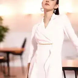 Women Solid Sheath Dress-image-51