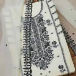 Women Self-design Unstitched Dress Material-image-19