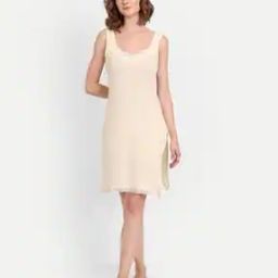 Women Dress Slip with Lace Trim-image-88