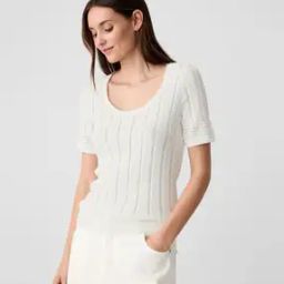 Women Ribbed Slim Fit Pullover-image-31