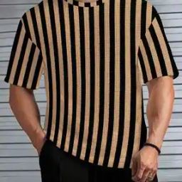 Men Striped Regular Fit T-Shirt-image-87