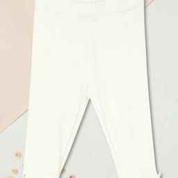 Girls Solid Full-Length Leggings-image-24