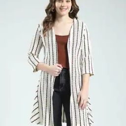 Women V-Neck Regular Fit Shrug-16