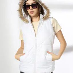 Women Quilted Regular Fit Gilet-picture-44