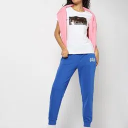 Flip Sequin Novelty Logo T-Shirt-image-60