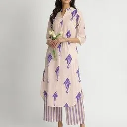 Women Geometric Suit Set-image-97