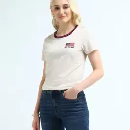 u.s. polo assn. Women Regular Fit Crew-Neck T-Shirt-picture-45