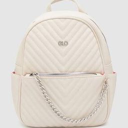 Women Backpack with Metal Logo & Chain Detail-image-44