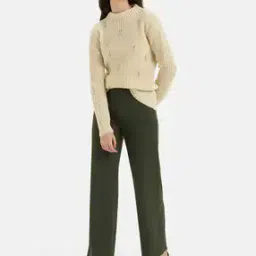 Women Embellished Pullover with Ribbed Hem-image-62