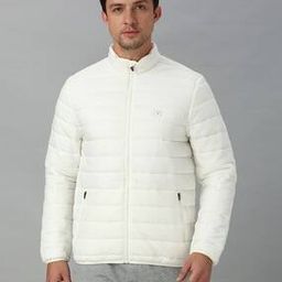 Men Quilted Regular Fit Bomber Jacket-image-37