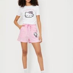 Women Kitty Print T-Shirt & Shorts Set-picture-17