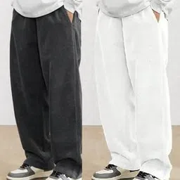 Men Relaxed Fit Pants with Slip Pockets -image-25