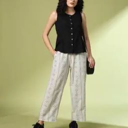 Women Woven Wide-Leg Pants-picture-29