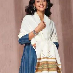 Women Wool Hand Woven Shawl-image-58