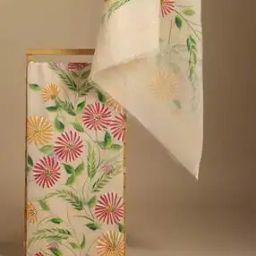 Handpainted Kota Doria Unstitched Dress Material-image-52