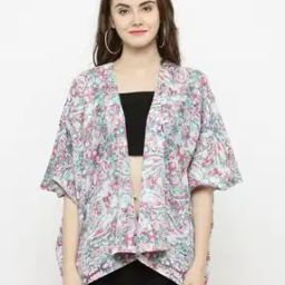 Women Paisley Print Regular Fit Shrug-23