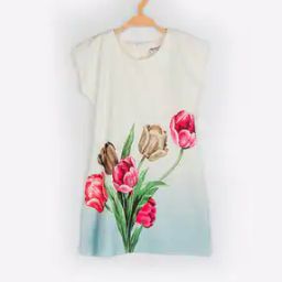Floral Print A-line Dress-image-99