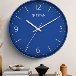 titan Plastic Round Wall Clock image 1