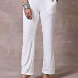 Mid-Rise Trousers with Insert Pockets-image-62