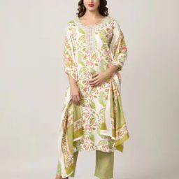 Women Embroidery Straight Kurta Set-image-61