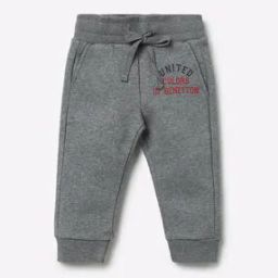 Boys Cotton Track Pants with Elasticated Drawstring Waist-picture-36
