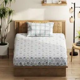 120 GSM Double Bedsheet with Pillow Covers-image-56