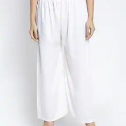 Women Palazzos with Elasticated Waist-image-31