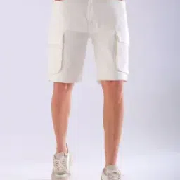 Men Regula Fit Cargo Shorts with Insert Pockets-image-35