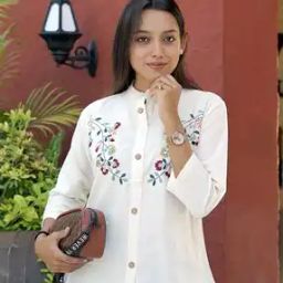 Women Embroidered Regular Fit Top-image-74