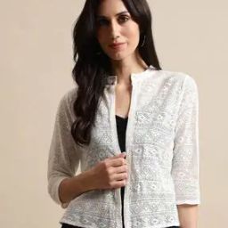 Women Lace Regular Fit Shrug-25