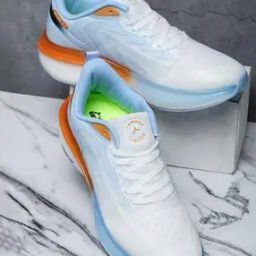 Men Colourblock Running Shoes with Lace-Fastening -image-69
