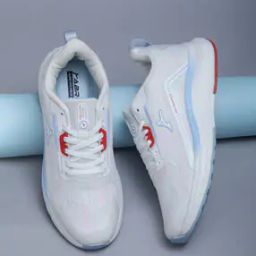 Men Colourblock Running Shoes with Lace-Fastening -image-26