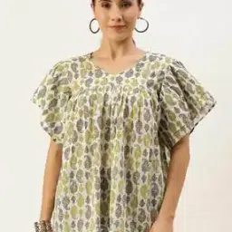 Women V Neck Relaxed Fit Top-picture-17