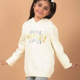 Girls Self-design Pullover-image-63