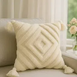 Cushion Cover with Tassels 12" x 12"-image-85