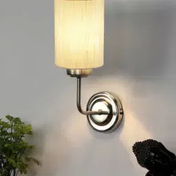 Wall Mounted Lamp with Cotton Shade-35