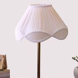 Devansh Off-WhiteWooden Base Table Lamp for Home Decor     -10