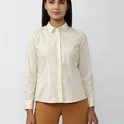 Full-Sleeve Shirt with Spread Collar-image-45